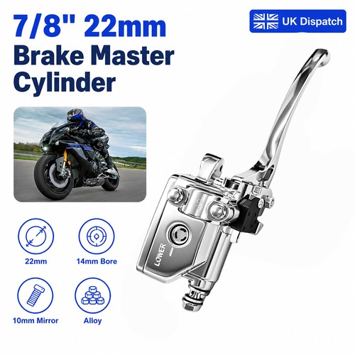 Chrome front brake master - brake,