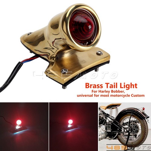 Crocker style brass brake stop - brass,