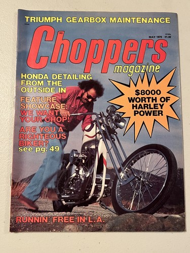 Choppers magazine may 1976 - magazine,
