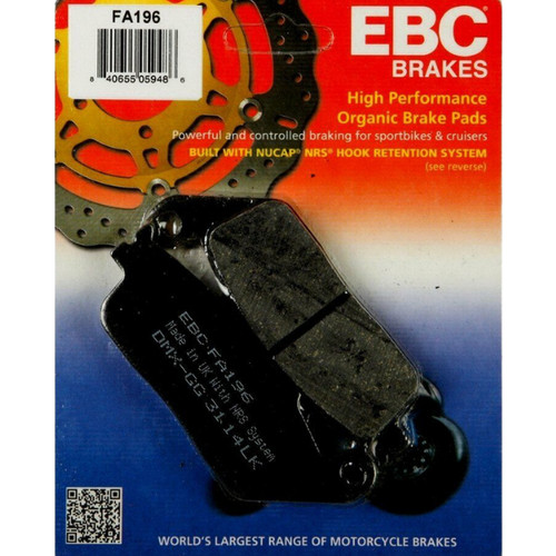 Fa196 ebc brake pads - fa196,