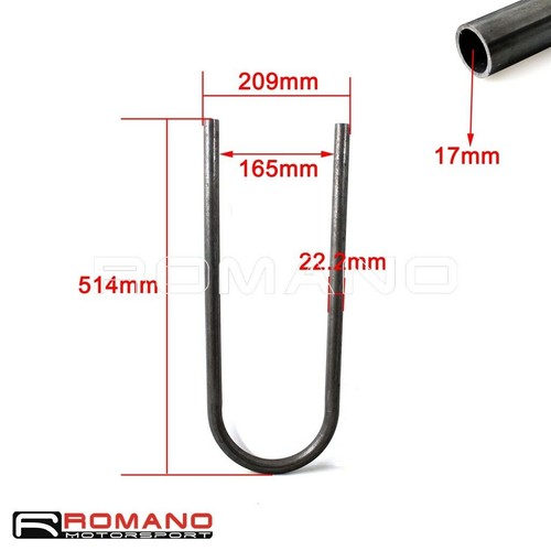 Rear seat frame hoop - 7/8",