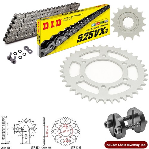 Vt600 chain sprocket - vt600, kit