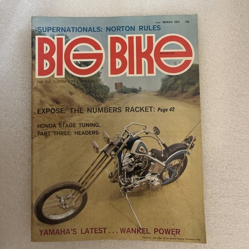 Big bike magazine - magazine, 1973