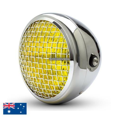 Chrome amber grill - chrome, 7"