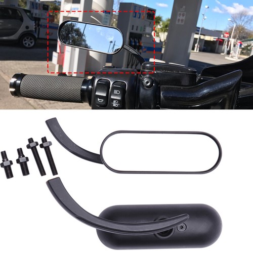 Black mini oval motorcycle - mini,