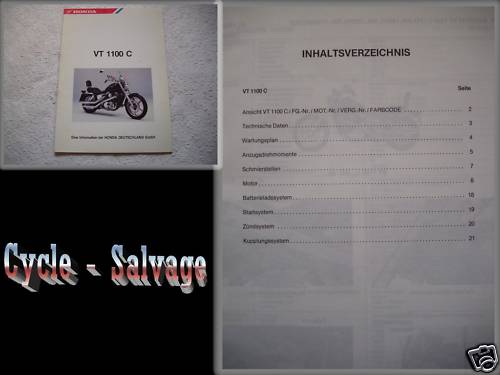 Honda vt1100 from 1988 - honda,