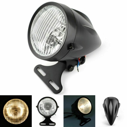 Black bullet headlight lamp - headlight, 4